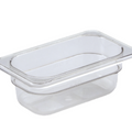 EFP92C Cresco Resco Food Pan 1/9-2.5" Deep, Clear-Enhanced Smallwares