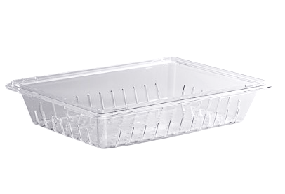 EFBD18265T Cresco Resco Colander 18" L x 26" W x 5" H for Food Storage Box, Translucent