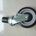 E-PPPUBHC-5HDSB Enhanced 5" Casters with Brakes - EA-Enhanced SS & Equipment
