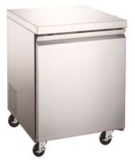 EUC-27F-HC Enhanced 27" Undercounter Freezer, 1 Solid Door-Enhanced Refrigeration