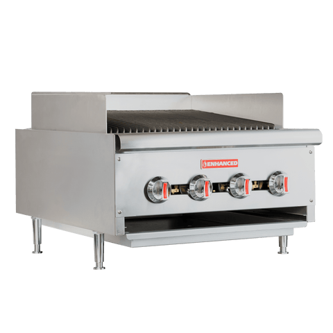 Enhanced Gas Equipment EHDCB-24 24" Radiant Charbroiler, 80,000 BTU
