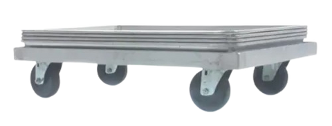 E-ABPD-1826 Enhanced Bun Pan Dolly 26" Bun Pans, Aluminum