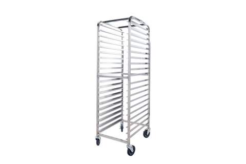 Enhanced SS & Equipment E-SSPR-20WELD Sheet Pan Rack, 20-1/4"x26"x69"H, End Load, 20-Pan Capacity, Welded Stainless Steel