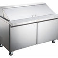 ESPM-60-24-HC Enhanced 60" Refrigerated Sandwich/Salad Prep Unit, Mega Top-Enhanced Refrigeration