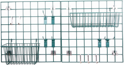 E-WMTGRID Enhanced Wall Mount Food Prep/Drying Station-Enhanced Wire Shelving