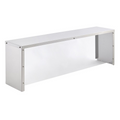 E-CSS-1060-SSG Enhanced Front acrylic sneeze guard 60\" cafeteria serving shelf-Enhanced SS & Equipment