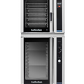 urbofan E35T6-26 and P85M12 - Full Size Electric Convection Oven Touch Screen Control on a 12 Tray Manual / Electric Proofer / Holding Cabinet-Moffat