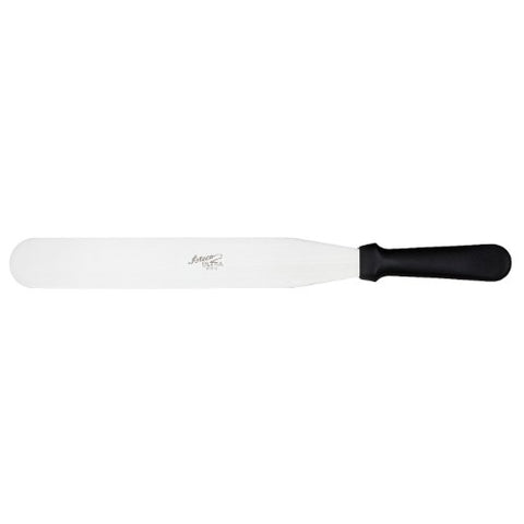 Ateco 1312 12-Inch Straight Icing Spatula with Stainless Steel Blade and Plastic Handle