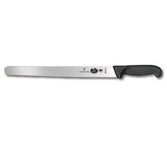 Victorinox 5.4203.25 10-1/4" Ham Slicer / Slicing Carving Knife with Black Fibrox Handle