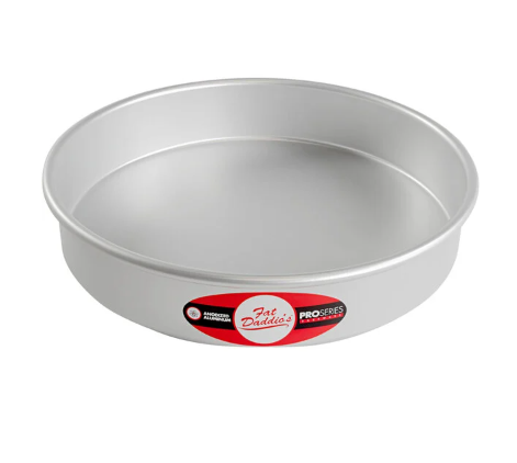 PRD-102 Fat Daddio's Round Pan, 10 in x 2 in , Aluminum