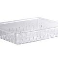 EFBD18265T Cresco Resco Colander 18" L x 26" W x 5" H for Food Storage Box, Translucent-Enhanced Smallwares