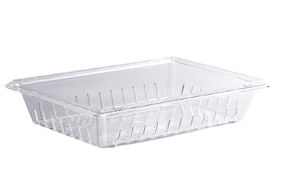 EFBD18265T Cresco Resco Colander 18" L x 26" W x 5" H for Food Storage Box, Translucent-Enhanced Smallwares
