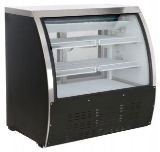 EDC-48-HC Enhanced Deli Case 48" curved glass, Stainless steel exterior and interior
