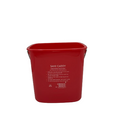 ECB-3R Cresco Resco Cleaning Pail, 3qt, Red-Enhanced Smallwares