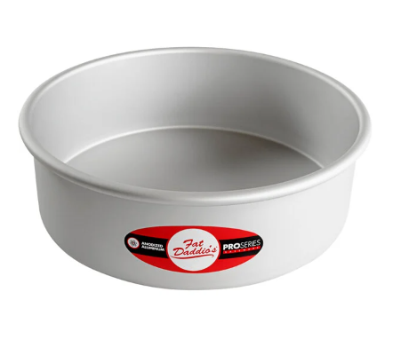 PRD-103 Fat Daddio's Round Pan, 10 in x 3 in , Aluminum-Fat Daddios
