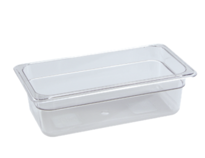 EFP34C Cresco Resco Food Pan 1/3-4" Deep, Clear-Enhanced Smallwares