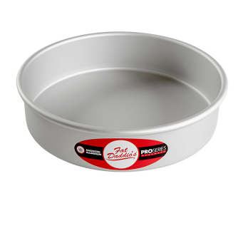 PRD-82 Fat Daddio's Round Pan, 8 in x 2 in , Aluminum-Fat Daddios