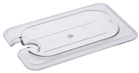 Cresco Resco Smallwares EFPL9NC 1/9 Size Notched Clear Insert Pan Lid