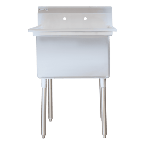 E-S1C242414-316 Enhanced 24"D x 24"W Sink, 1 Tub-Enhanced SS & Equipment
