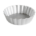 PFT-375 Fat Daddio's Fluted Tart Pan Removable Bottom, 3.75 in x 1 in, aluminum-Fat Daddios