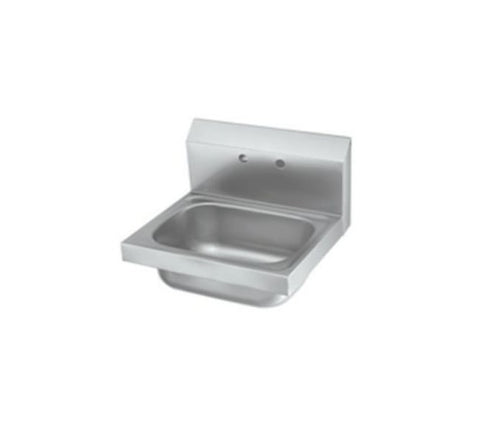 USHS-15-318 US Refrigeration 15x15 Wall Mount Hand Sink w/ Gooseneck Faucet