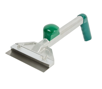 Cresco Resco Smallwares EGS-HD Heavy Duty Grill Scraper with Green Coated Handle