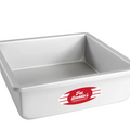PSQ-993 Fat Daddio's Square Pan, 9 in x 9 in x 3 in , Aluminum-Fat Daddios