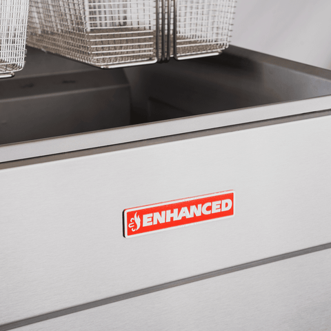 EGF-120-N Enhanced DEEP FRYER 45-50bs, Natural Gas 120,000 BTU