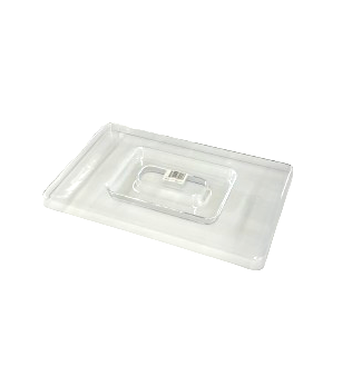 IBLIDCLR Enhanced Replacement Ingredient Bin Lid Only, Clear, For 10 Gal Ingredient Bins-Enhanced Smallwares