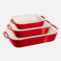 40508-171-0 Staub 3-Piece Ceramic Baking Set-ZWILLING J.A. HENCKELS