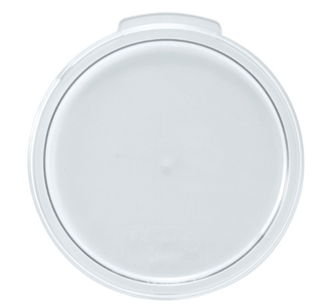 ERCL121822C Cresco Resco Round Lid for 12,18 & 22qt Round Container, Clear-Enhanced Smallwares