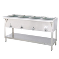 E304-240 Duke 58-3/8" 240V Electric 4-Well Hot Food Station-Duke Manufacturing
