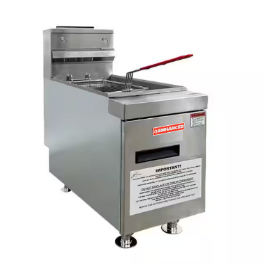 CTF-2 Enhanced 25 Lb. Gas Countertop Fryer-Enhanced Gas Equipment