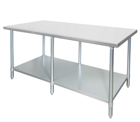 Work Table WT-3072-E-16 Enhanced 30"D x 72"W Work Table with Galvanized Underself