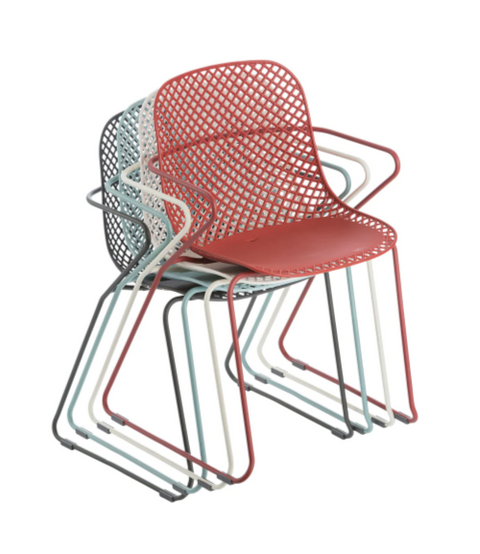 US136711 Grosfillex Ramatuelle '73 Armchair, Blue