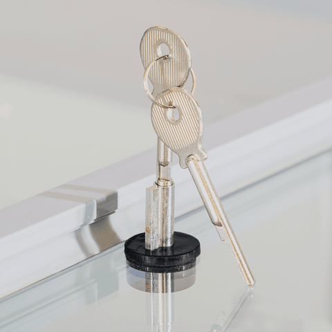 ERI-260 Enhanced Freezer, sliding flat glass lids, led lights inside, 40" wide, 2 baskets