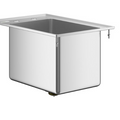 E-DIS-1C141610 Enhanced 14" x 16" Drop-In Sink 2-Compartment-Enhanced SS & Equipment