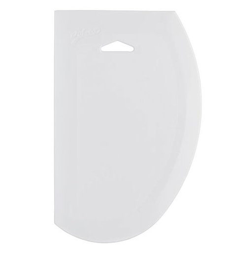 Ateco 1320 Large Plastic Bowl Scraper and Icing Smoother, 7-1/2" x 4-3/4"