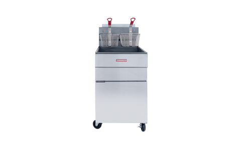 Enhanced Gas Equipment EGF-150-N Enhanced 65-80 lb Natural Gas Commercial Deep Fryer, 150,000 BTU