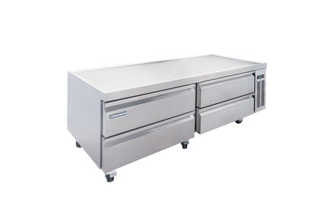 Enhanced Refrigeration ECB-72-HC 72" Refrigerated Chef Base with 4 Drawers