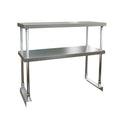 E-OSDA-1436 OSD-1436 Enhanced Double over shelf, adjustable, 14"x36\" Stainless Steel-Enhanced Stainless Steel