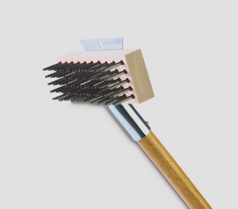 BK5 Malish Brush Broiler W/ Scraper - Each-THE MALISH CORPORATION