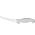 KWBONE6SC Cresco Resco KNIFE BONING 6" STIFF CURVE, WHITE HANDLE-Enhanced Smallwares