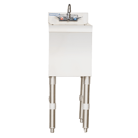 E-UHS-1812 Enhanced Underbar Hand Sink with 3" Backsplash