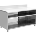 E-COF-2460-4B416 Enhanced Stainless steel cabinet 24"X60"X36"H-Enhanced SS & Equipment