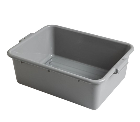 EBT-2015-7GY Enhanced Bus Tub, 20" x 15" x 7\" grey-Enhanced Smallwares