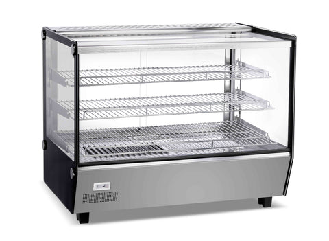 E-HW-160 Enhanced 33" Countertop Hot Food Showcase with 3 Adjustable Shelves-Enhanced Display Cases