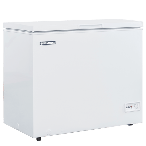 Enhanced Freezers EXF-252 Enhanced 38" Solid Door Chest Freezer, 8.1 Cu. Ft., White