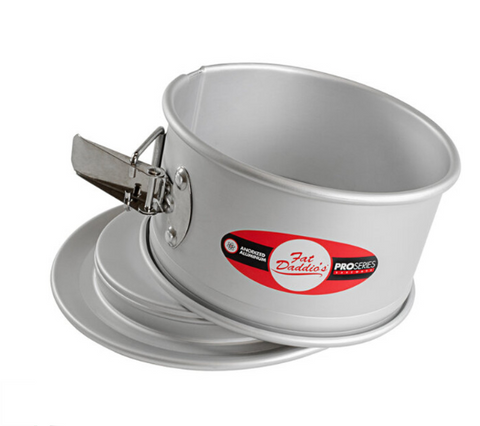 PSF-103 Fat Daddio's Round Springform Pan, 10 in x 3 in , Aluminum-Fat Daddios
