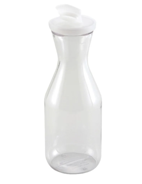 ED-1/2L Cresco Resco Decanter w/Lid, 1/2 Liter, PC, Clear-Enhanced Smallwares